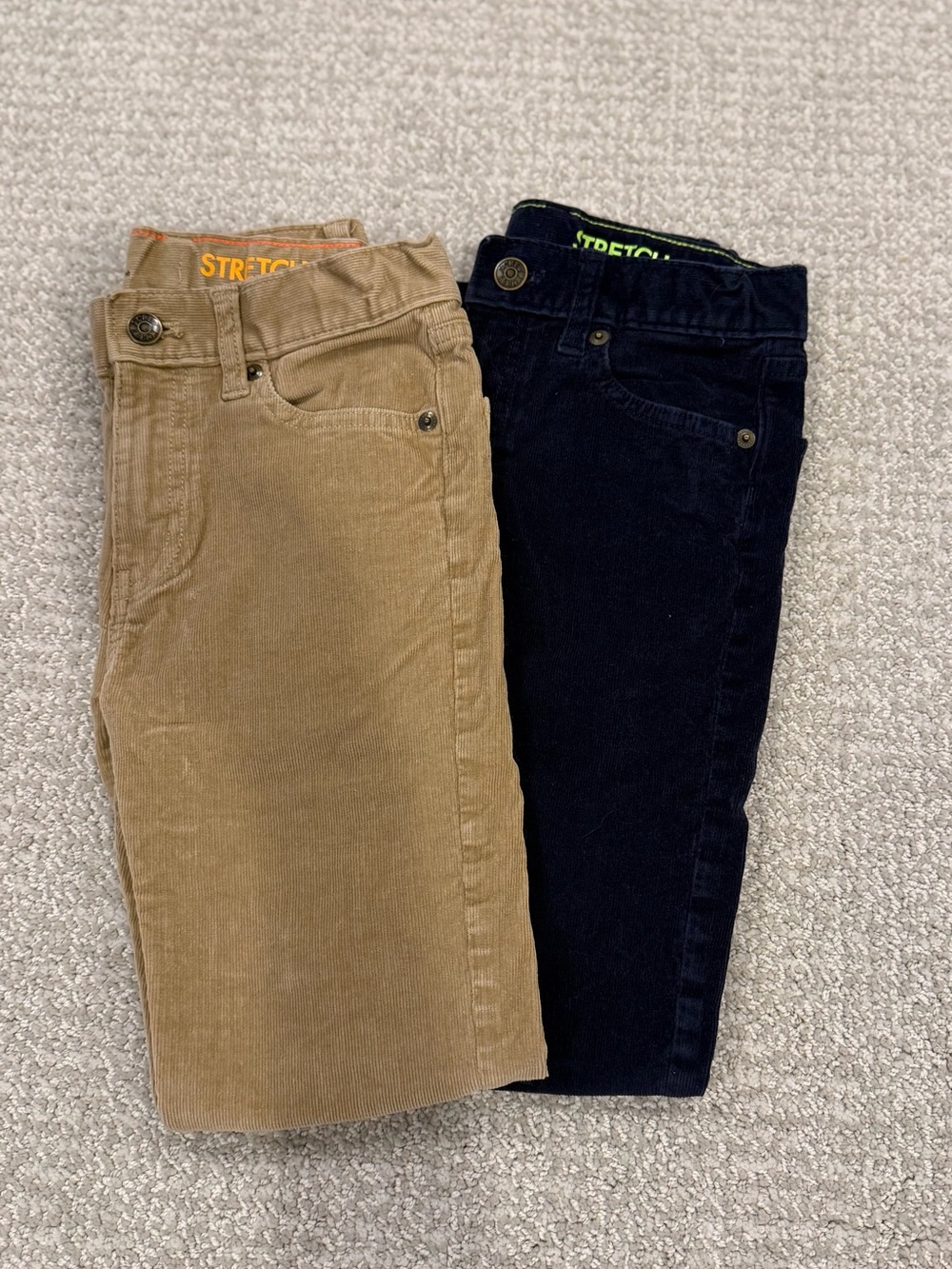 Boys J.Crew Stretch Corduroy Pants - 2 Pair